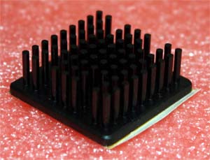 1.25" Square Heatsink w/Thermal Tape